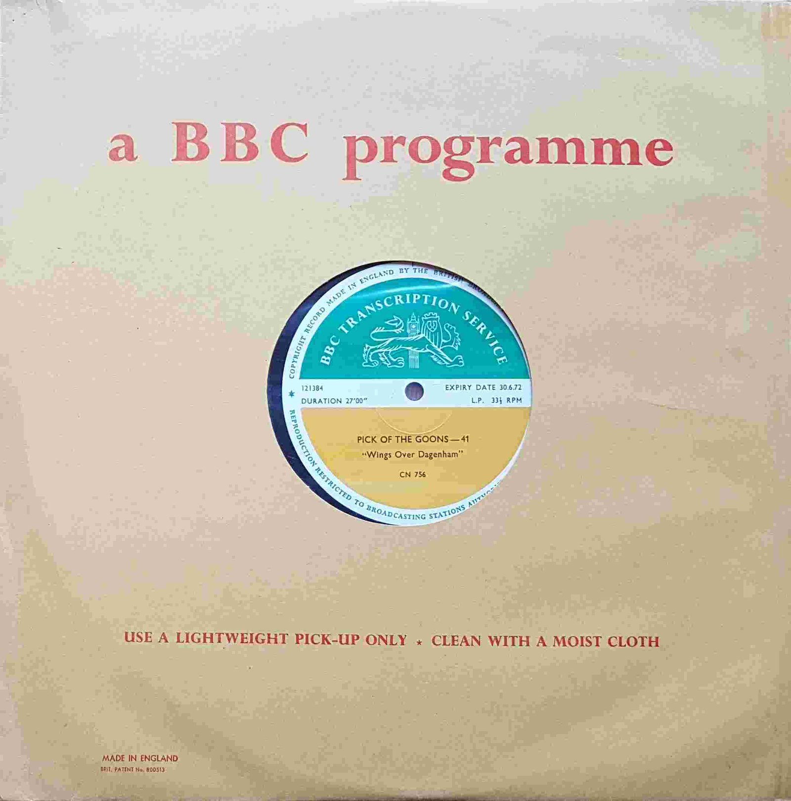 Picture of CN 756 21 Pick of the Goons - 41 & 42 by artist 